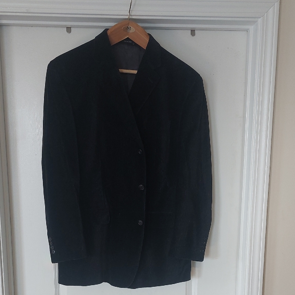 Calvin Klein Black Velvet Blazer